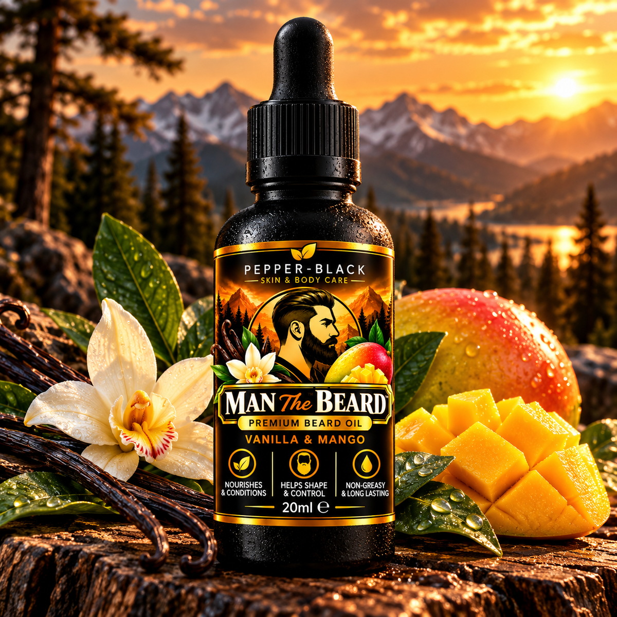 Man The Beard – Nourishing Beard Oil (20ml)