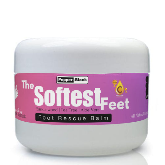 Cracked Heel & Dry Feet - Foot Balm Cream – Natural ingredients - Repair + Revive + Restore - Includes Free Night Socks + Lip Balm