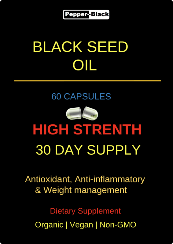 Black Seed Oil | 60 Capsules | Months Supply | Vitamins