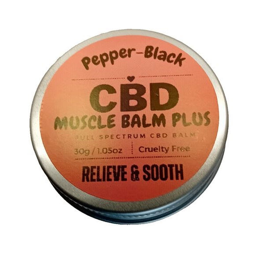 Pepper-Black's CBD Muscle Balm With Lavander Oil 50ml & 30ml