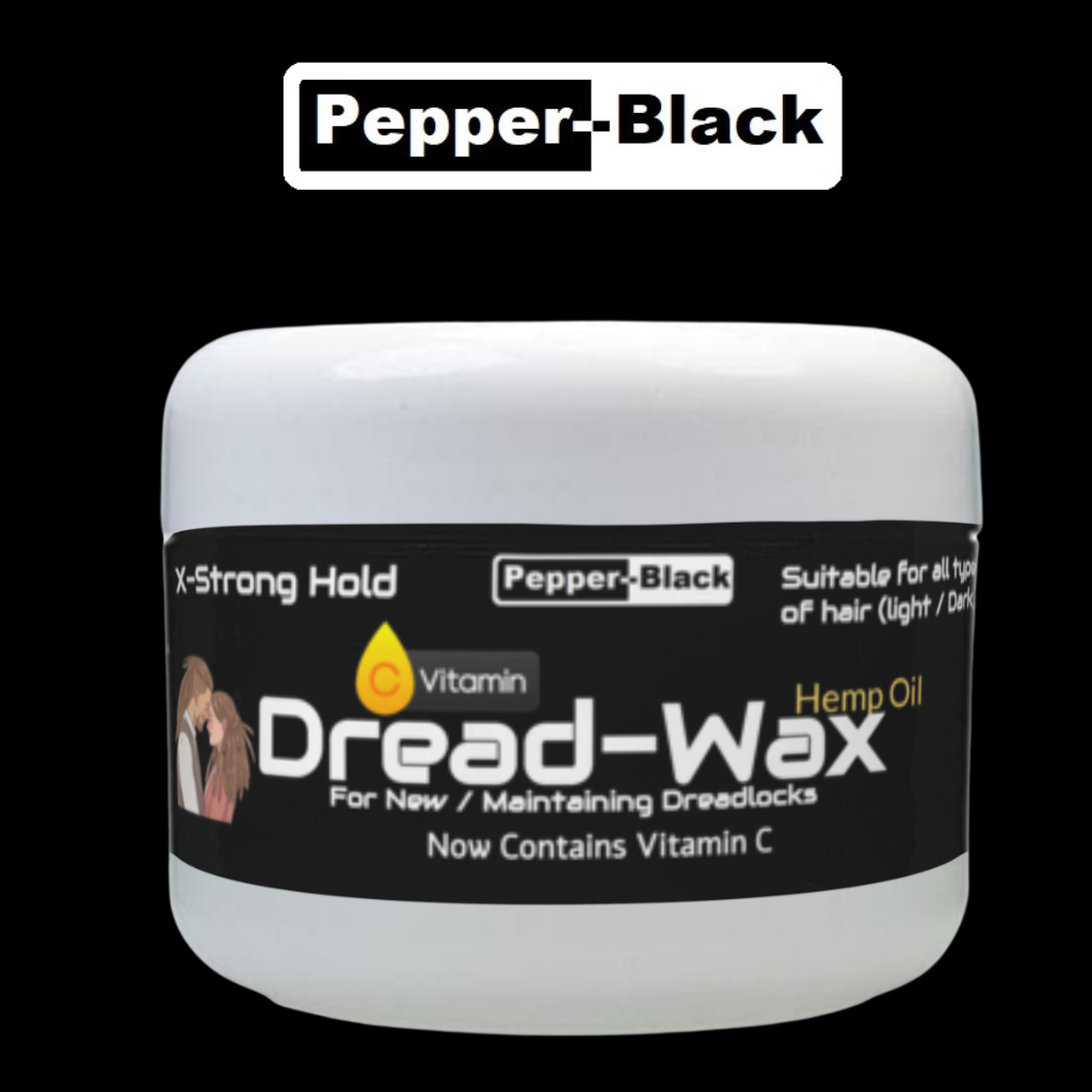 dreadlocks dreadwax pepper black