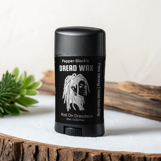 Premium Organic Roll On Twist Up Dreadlocks Dread Wax Locs Dreads - Dark - 15ml