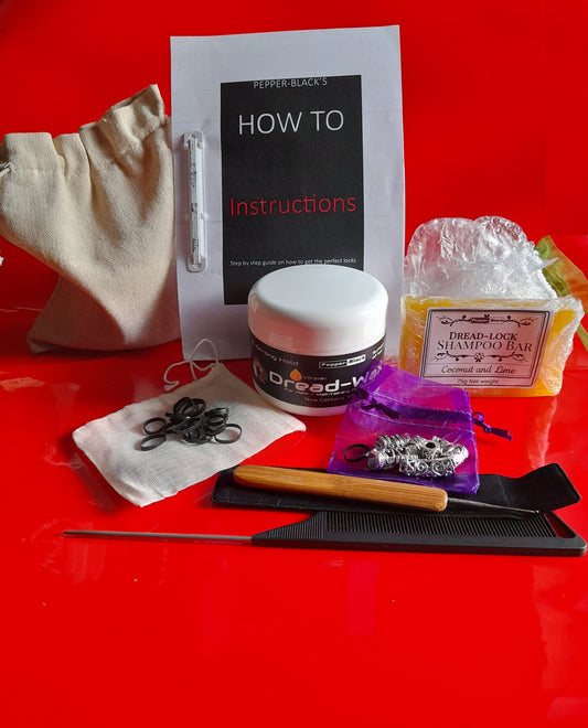 Dreadlocks Dread Wax Starter Kits  w/Coconut + Lime Shampoo