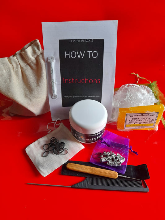 Dreadlocks Dread Wax Starter Kits  w/Chamomile + Lemon Shampoo