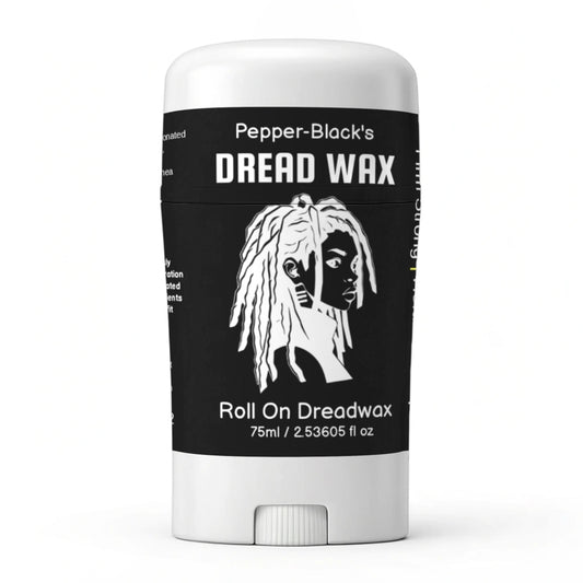 dreadlocks dreadwax roll on strong hold 15ml - pepper-black