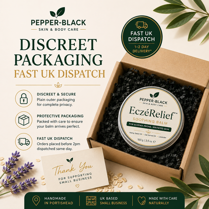 EczéRelief™ Eczema Balm – Soothes Itchy, Irritated Skin | Premium Cream 30