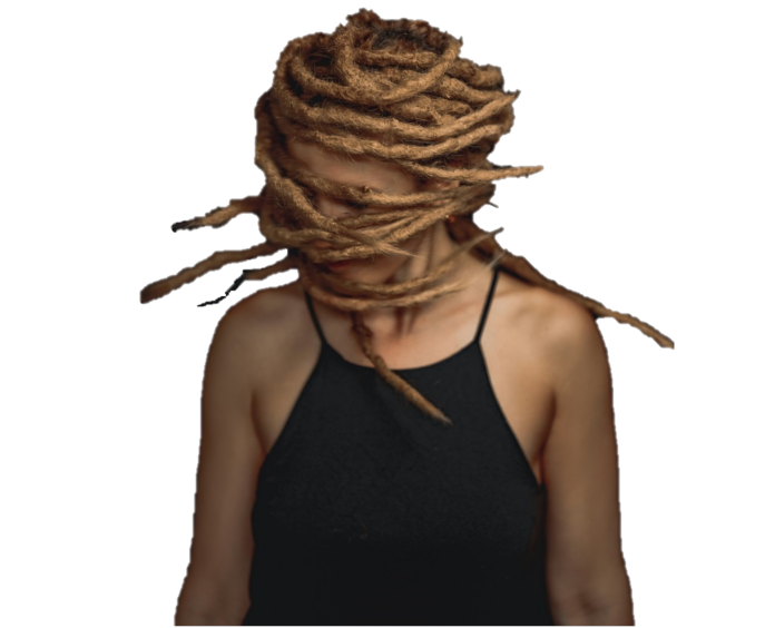 white girl with dreadlocks from pepper-black's front page for dreadwax the lock doc