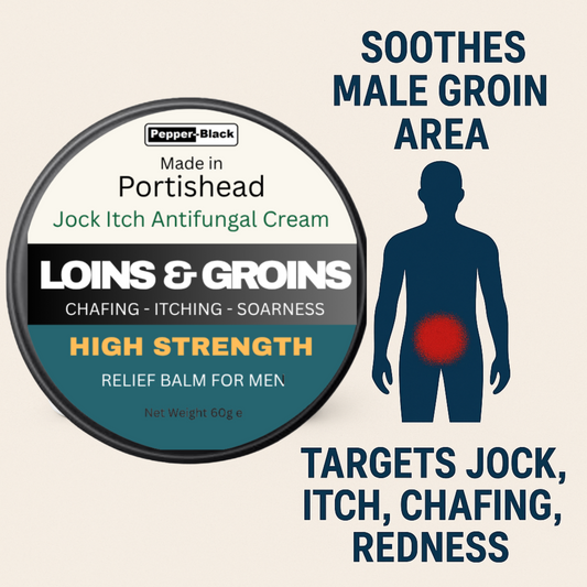 loins and groins jock itch balm cream