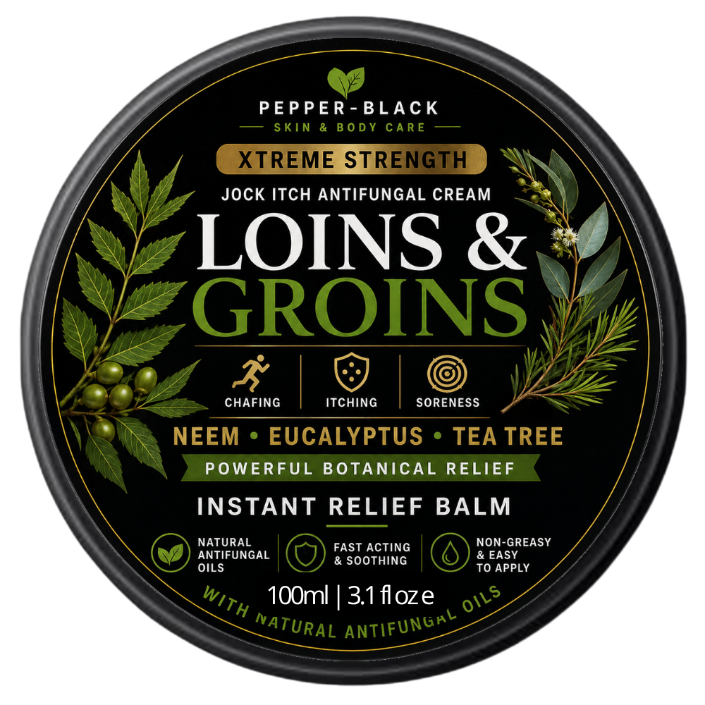 Loins & Groins Sports Antifungal Cream Balm  – 30/60g/100g