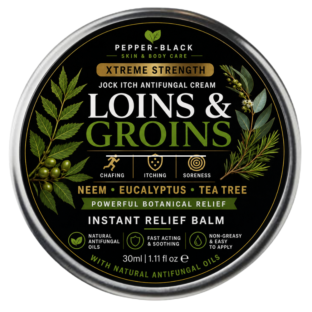 Loins & Groins Sports Antifungal Cream Balm  – 30/60g/100g