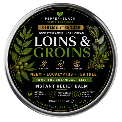 Loins & Groins Sports Antifungal Cream Balm  – 30/60g/100g