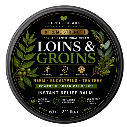 Loins & Groins Sports Antifungal Cream Balm  – 30/60g/100g