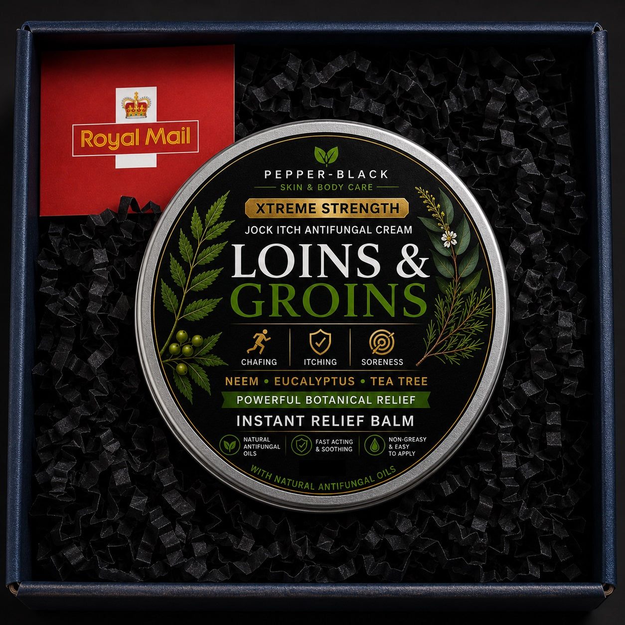 Loins & Groins™ Sports Antifungal Cream Balm  – 150ml