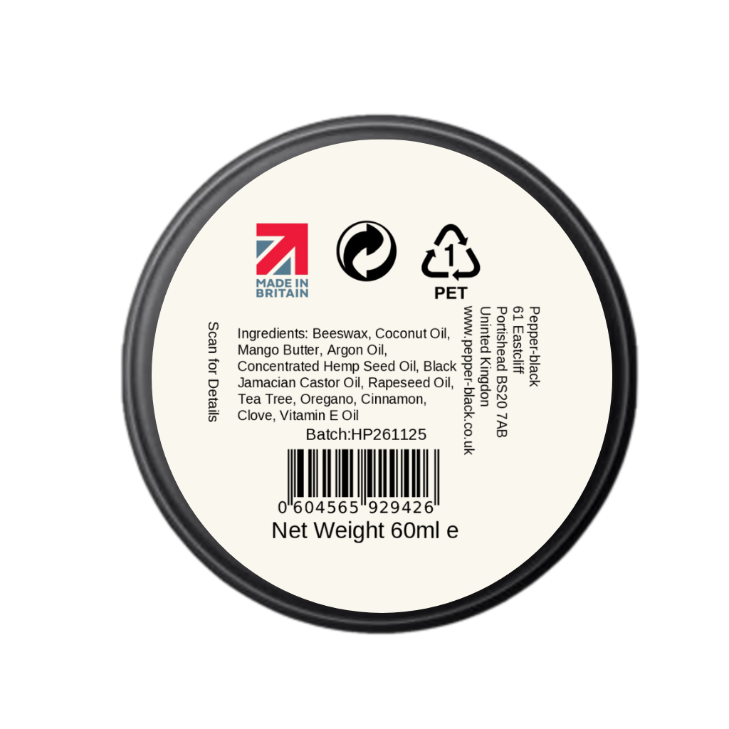 Jock Itch Maximum Antifungal Athletes Foot Cream w/Hemp Strength Large 60ml