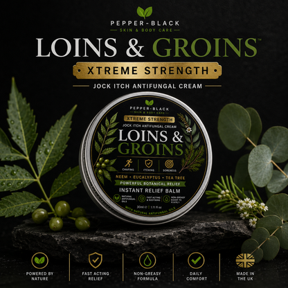 Loins & Groins Sports Antifungal Cream Balm  – 30/60g/100g