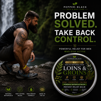 Loins & Groins Sports Antifungal Cream Balm  – 30/60g/100g