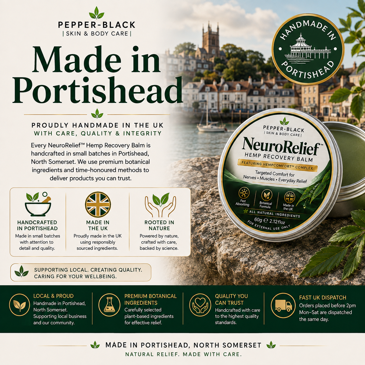 NeuroRelief™ Botanical Balm for Neuropathy Support