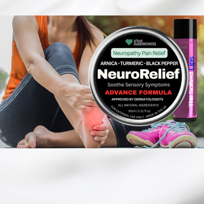 NeuroRelief - Neuropathy Pain Relief Balm - Max Strength | Arnica Turmeric Black Pepper