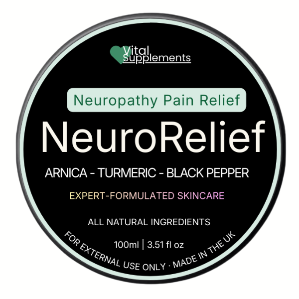 NeuroRelief - Neuropathy Pain Relief Balm - Max Strength | Arnica Turmeric Black Pepper
