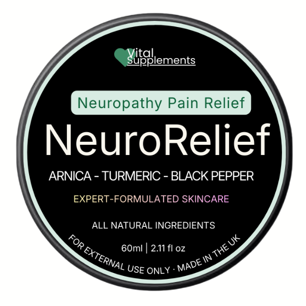 NeuroRelief - Neuropathy Pain Relief Balm - Max Strength | Arnica Turmeric Black Pepper