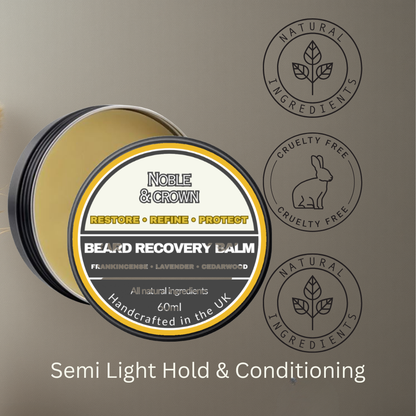 Noble + Crown Premium Recovery Beard Balm & Oil