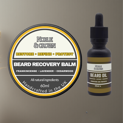 Noble + Crown Premium Recovery Beard Balm & Oil