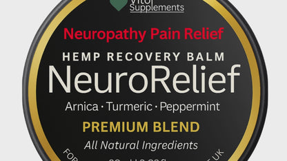 Neuropathy Pain Relief Balm – Nerve Cream for Feet, Hands, Legs, Arms w/Hemp