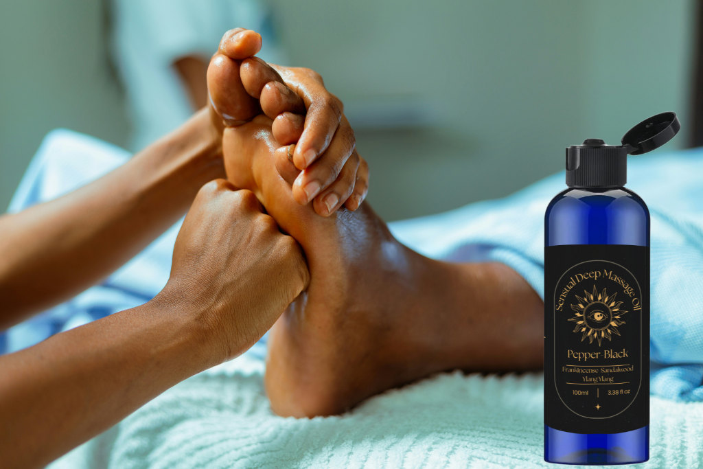 Luxury Romantic Massage Oil – Frankincense, Sandalwood & Ylang Ylang
