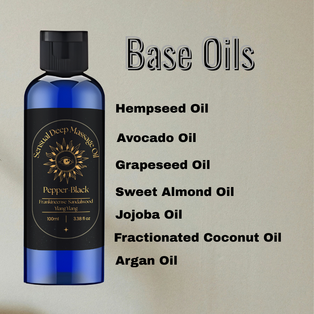 Luxury Romantic Massage Oil – Frankincense, Sandalwood & Ylang Ylang