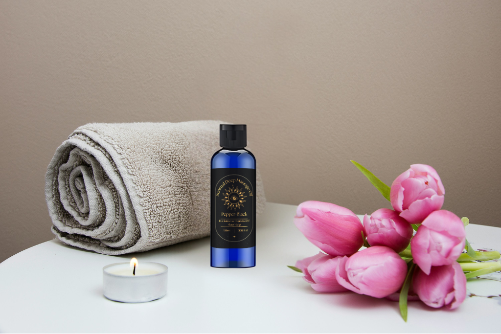 Luxury Romantic Massage Oil – Frankincense, Sandalwood & Ylang Ylang