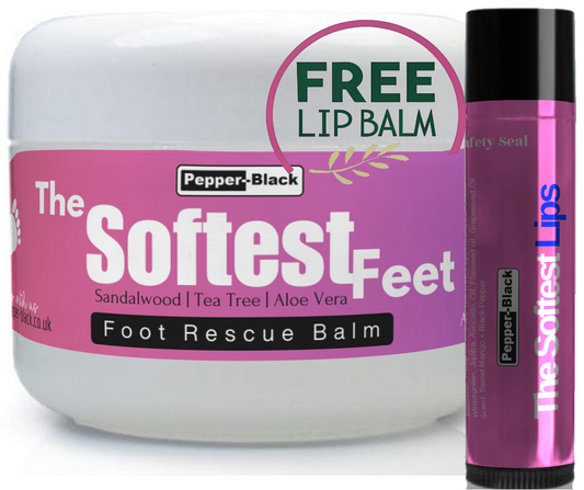 ✅ The Softest Feet ✅ Cracked Heel & Dry Foot Balm Cream Treatment Free Lip Balm