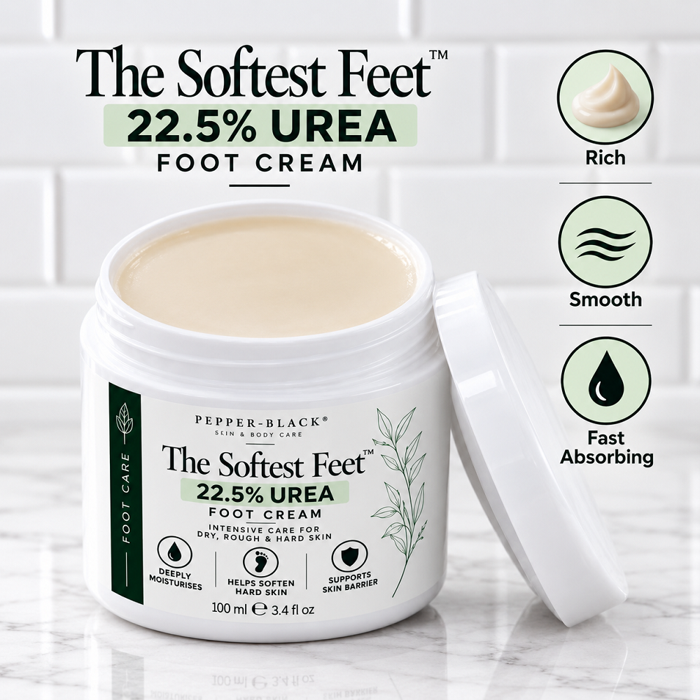The Softest Feet™ 22.5% Urea Foot Cream | Intensive Care for Dry, Rough & Hard Skin