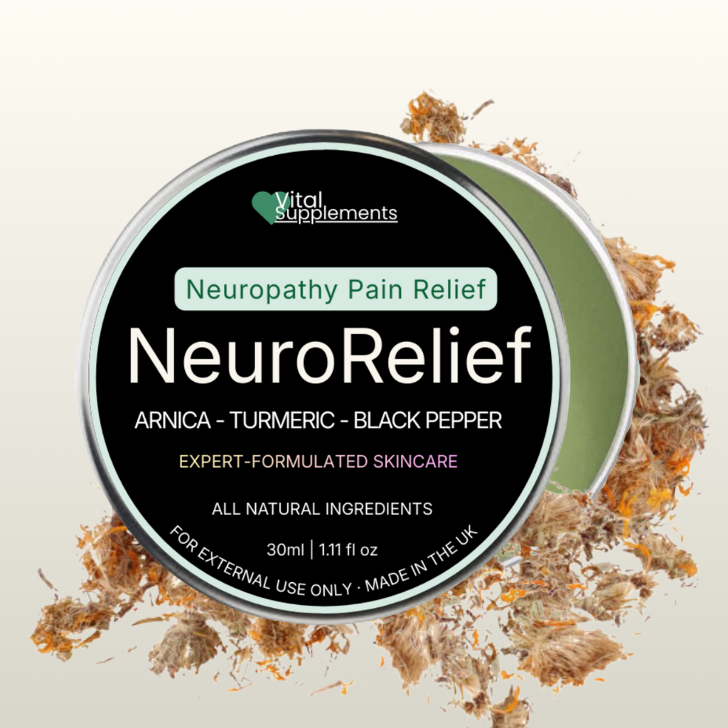 NeuroRelief - Neuropathy Pain Relief Balm - Max Strength | Arnica Turmeric Black Pepper