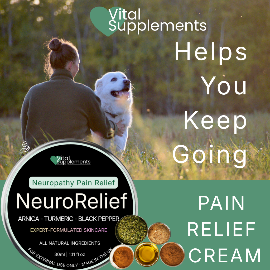 NeuroRelief - Neuropathy Pain Relief Balm - Max Strength | Arnica Turmeric Black Pepper