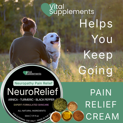 NeuroRelief - Neuropathy Pain Relief Balm - Max Strength | Arnica Turmeric Black Pepper